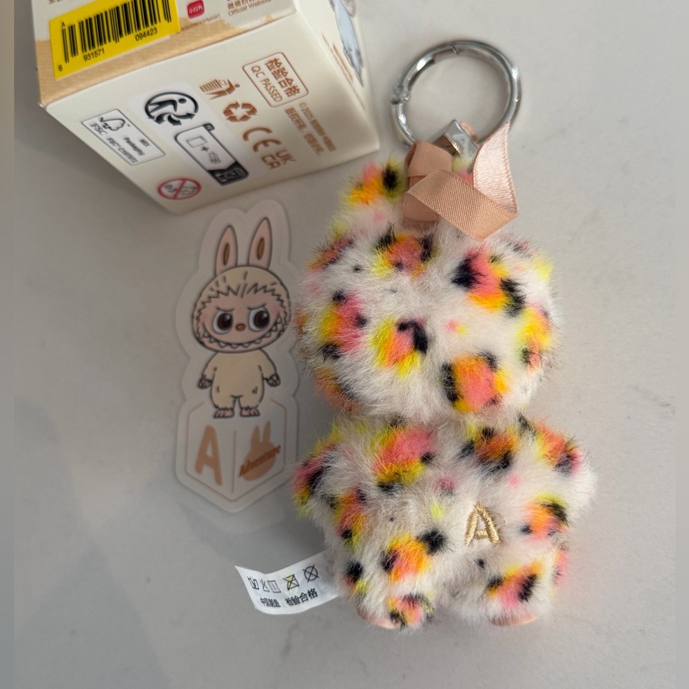 CUSTOM LABUBU The Monsters Pin for Love Series Vinyl Plush Pendent, “A” ~ NWB - Picture 6 of 10